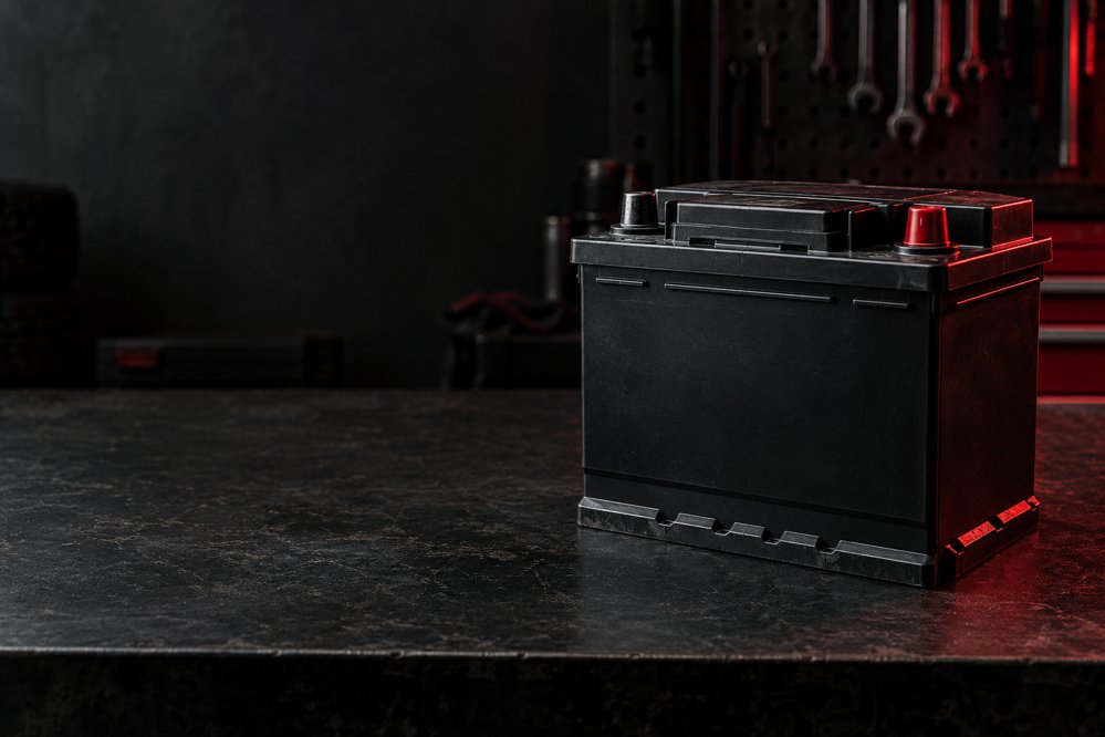 Illustrative car battery